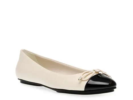 Балетки Anne Klein Lolita, кремово-белый/черный