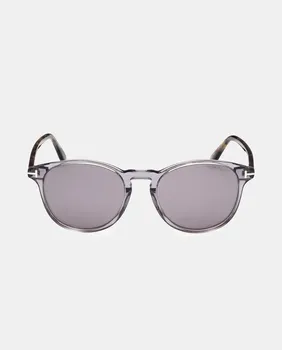 Округлые солнцезащитные очки из ацетата Tom Ford, серый