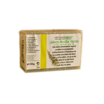 Aromasensi Jabon Arcilla Verde Con Arbol De Te 100G