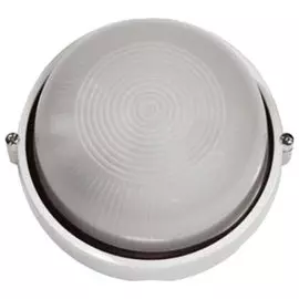 Светильник Camelion 1302S круг б/решетки белый Е27 60Вт