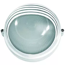 Светильник Camelion 1304S круг с ресничкой белый Е27 60Вт