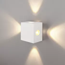 Светильник настенный TECHNO LED со светодиодами Kvatra белый 1601