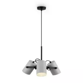 светильник подвесной freya elori fr4004pl-03wb черно-белый