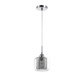 светильник подвесной freya wellington fr5314-pl-01-ch е14 1x40вт ip 20 хром