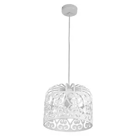 светильник подвесной toplight charlotte tl4010d-01wh е27 1x60вт ip 20