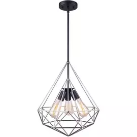 светильник подвесной toplight grizel tl1178h-03bc е27 3x40вт ip 20