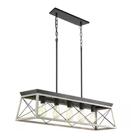 светильник подвесной toplight karolyn tl1180h-05bk е27 5x40вт ip 20