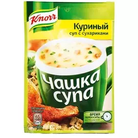 Суп куриный с сухариками Кнорр 16г