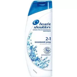 Шампунь против перхоти основной уход Head&amp;Shoulders 2в1 400мл