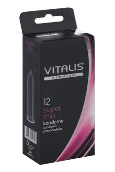 Презервативы Vitalis Premium super thin ширина 53 мм, 12 шт