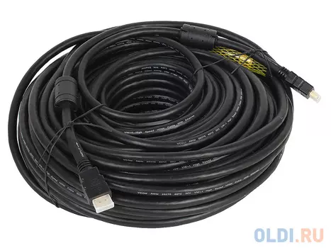 Кабель HDMI 19M/M ver:1.4+3D, 40m, 2 фильтра VCOM