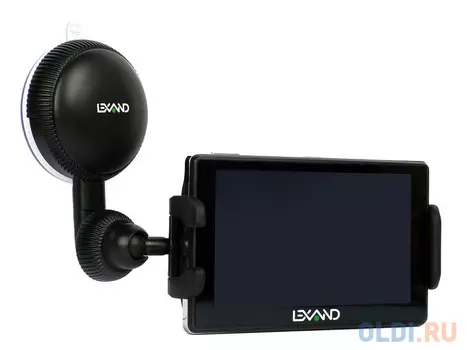 Универсальный автомобильный держатель LEXAND LМ-701 для GPS, КПК, смартфонов. MP3/MP4 плеера (с шириной от 10,5 до 14,5 см), поворот 360°