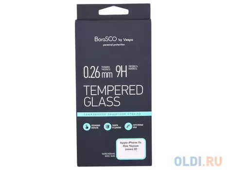 Защитное стекло 3D IPHONE XS MAX 34981 BORASCO