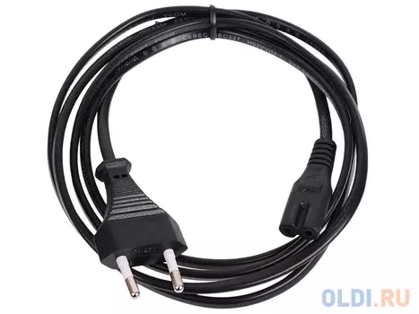 Кабель для аудио-видео техники IEC-320-C7--розетка 220V, 2-pin, 1,8м , медь, VCOM <CE023-1.8M