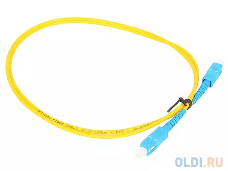 Оптический шнур Vcom, SC-SC,UPC, одномодовый,Simplex,
