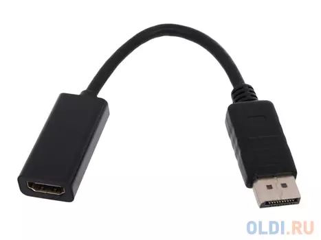 Кабель-переходник DisplayPort -- HDMI-F 0.2m , Telecom (TA553)