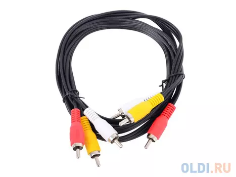 Кабель соединительный 3xRCA (M) - 3xRCA (M), 2m Telecom <TAV7150-2M