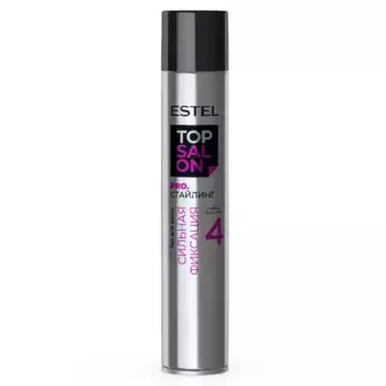 ESTEL PROFESSIONAL Лак для волос, сильная фиксация / TOP SALON PRO.СТАЙЛИНГ 400 мл