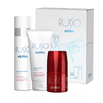 ESTEL PROFESSIONAL Набор ALPHA RUSSO (шампунь 250 мл гель для душа 200 мл дезодорант-антиперспирант 75 мл)