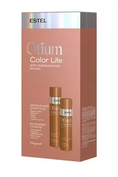 ESTEL PROFESSIONAL Набор для окрашенных волос (шампунь 250 мл, бальзам 200 мл) OTIUM COLOR LIFE