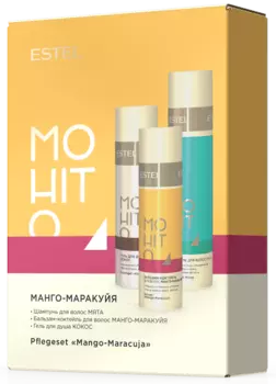 ESTEL PROFESSIONAL Набор для волос № 3 Манго и маракуйя (шампунь, бальзам, гель для душа) / MOHITO