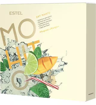 ESTEL PROFESSIONAL Набор для волос № 5 Манго (шампунь 250 мл, бальзам 200 мл, спрей 100 мл, сыворотка 60 мл, гель для душа 200 мл) / MOHITO HIT