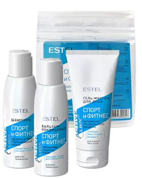 ESTEL PROFESSIONAL Набор для волос и тела (шампунь, бальзам, гель-массаж для душа) / Curex Active