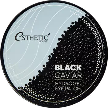 ESTHETIC HOUSE Патчи гидрогелевые для глаз Черная икра / Black Caviar Hydrogel Eye Patch 60 шт