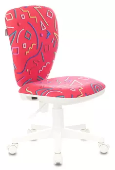 Кресло детское Бюрократ KD-W10 розовый/геометрия (KD-W10/STICK-PINK)