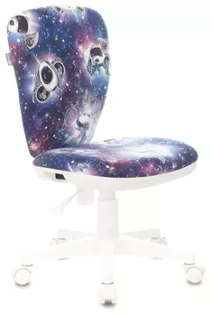 Кресло детское Бюрократ KD-W10 синий/космопузики (KD-W10/COSMO)
