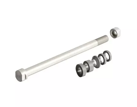 Ось для заднего колеса Tacx E-Thru X 12mm x 1, для крепления велосипеда в тренажере, T1711