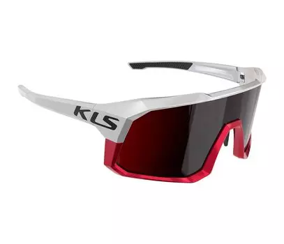 Очки велосипедные KELLYS DICE II, оправа Grilamid TR90, сменные линзы, белые