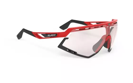 Очки велосипедные Rudy Project DEFENDER Fire Red Gloss - Impact Photochromic 2Laser Red