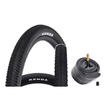 Велопокрышка Kenda K-1153 24''x2.10, протектор Small Block Eight-2, черная, для подросткового горного велосипеда, 527478