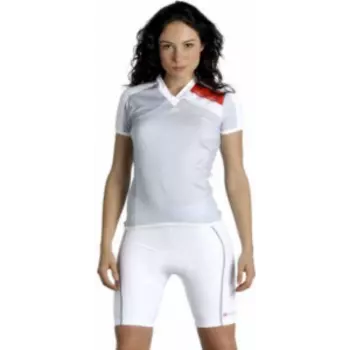 Веломайка короткий рукав Biemme B-FIT Lady, Серо-красный, 2018, A11C2030L