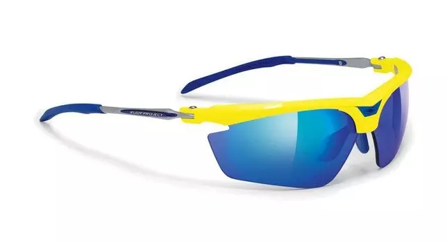 Очки велосипедные Rudy Project MAGSTER YELLOW FLUO - M/LS BLUE+TRAS, SN663967R