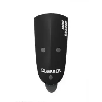 Звонок-фонарик велосипедный Globber MINI BUZZER, черный, 530-120