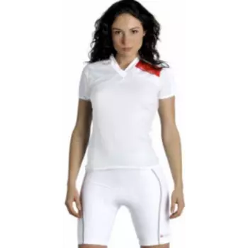 Веломайка короткий рукав Biemme B-FIT Lady, красный белый 2018, A11C2030L