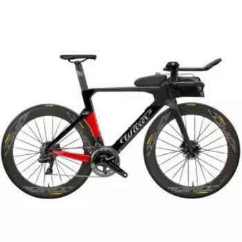 Велосипед шоссейный Wilier Turbine Crono Ultegra Di2 Disc 12 V Miche Revox, 28", черный/красный, 2023, 11111TULRB