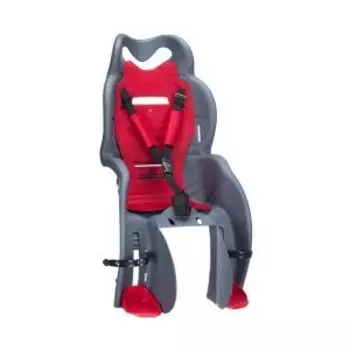 Детское велокресло Vinca sport Sanbas, заднее, на багажник, до 22 кг, светло-серый, HTP 155 Sanbas light grey