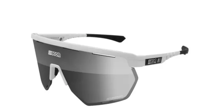 Очки велосипедные SCICON Aerowing Multimirror, Silver +Rain Clear /White gloss, EY26080802