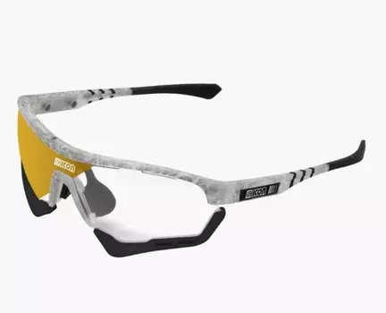 Очки велосипедные Scicon Aerowing Photochromic, Bronze - Frozen Matt White, EY13170501