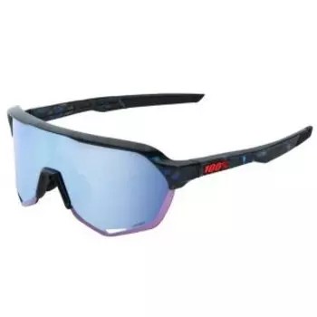 Очки велосипедные спортивные 100% S2 Black Holographic / Hiper Blue Multilayer Mirror Lens, 60006-00020