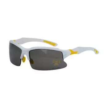 Очки велосипедные Vinca Sport, c серыми линзами, VG 108 white/lime