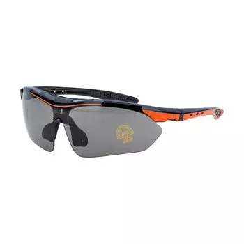 Очки велосипедные Vinca Sport, c серыми линзами, VG 818 orange/black
