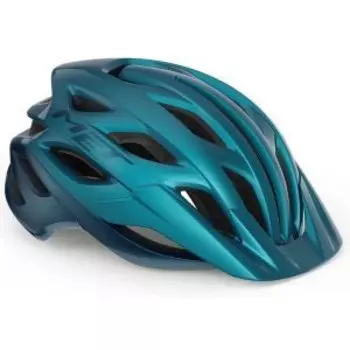Велошлем Met Veleno. Teal/Metallic Blue, 2022, 3HM138CE00MBL1