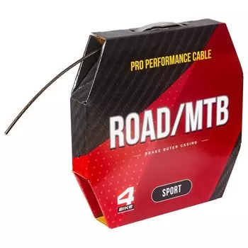 Оплетка троса тормоза 4BIKE MTB/Road SPORT APM-UB-OC5-WS-XX, 5 мм, бухта 50 м, черный, ARV000429