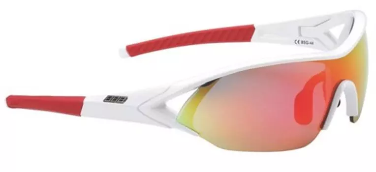 Оправа для велоочков BBB frame Impact glossy, бело-красный, BSG-44