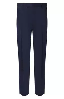 Брюки изо льна и шерсти Corneliani