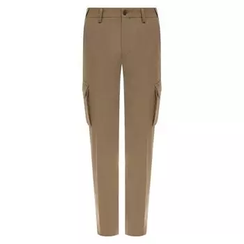 Брюки-карго из хлопка и шерсти Corneliani